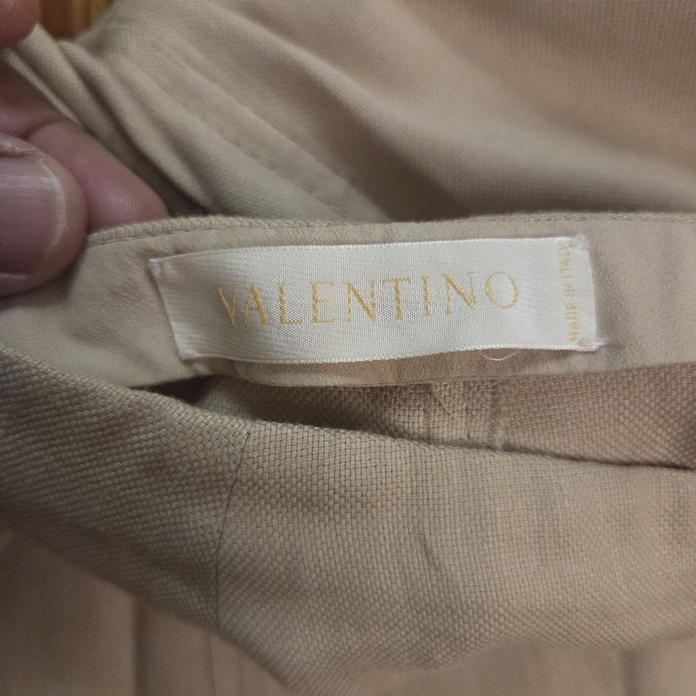Valentino Beige Tan Khaki  Women's Skirt - Picture 5 of 5